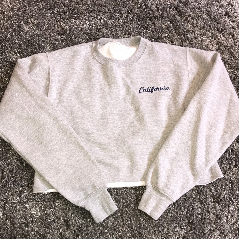 Brandy Melville inspired grey sweatshirt